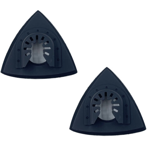 Disco de lijado triangular de 80 mm, accesorio para lijado de carpintería, apto para lijar y pulir (2 unidades)