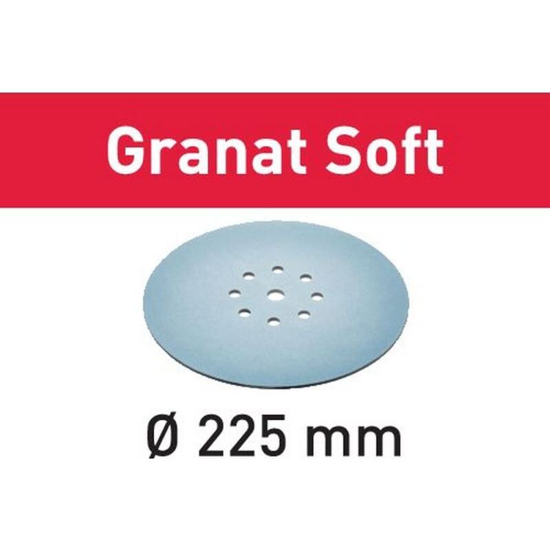 

Disco de lijar Granat Soft STF D225 P180 GR S/25 - Festool