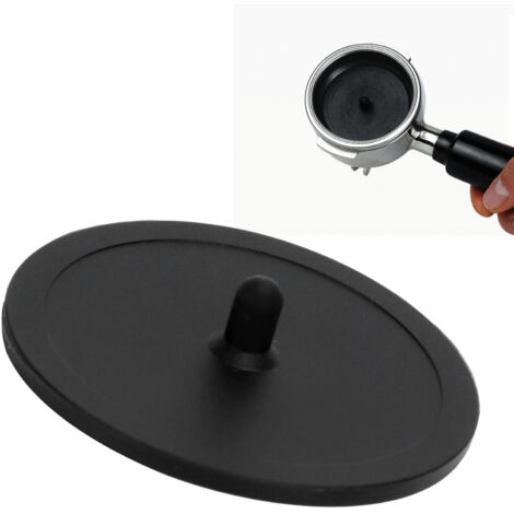 Disco de limpieza para filtros ciegos de máquinas de espresso semiautomáticas, herramienta de limpieza para portafiltros, material de goma de alta calidad, tamaño estándar de 50 mm.