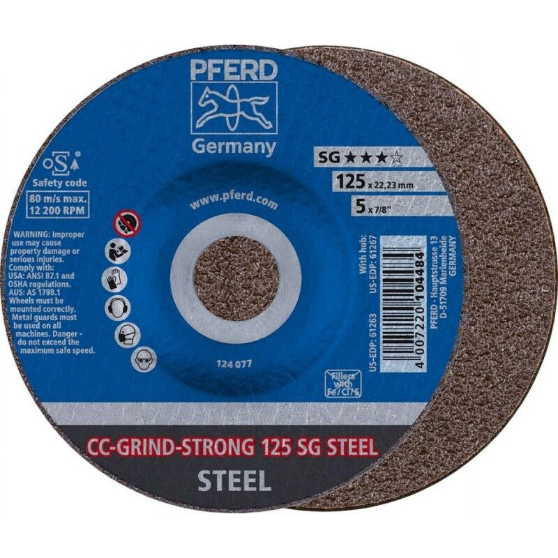 MuelaCC-Grind 125mm STRONG-STEEL Pferd