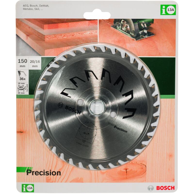 

BOSCH 2609256853 Hoja de sierra circular PRECISION Ø 150 mm