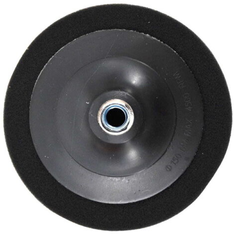Disco de pulido AWTOOLS de 150 mm con esponja negra M14 suave