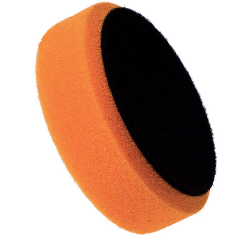 Disco de pulido mediano 80/70 con esponja de velcro, disco de pulido naranja ABW