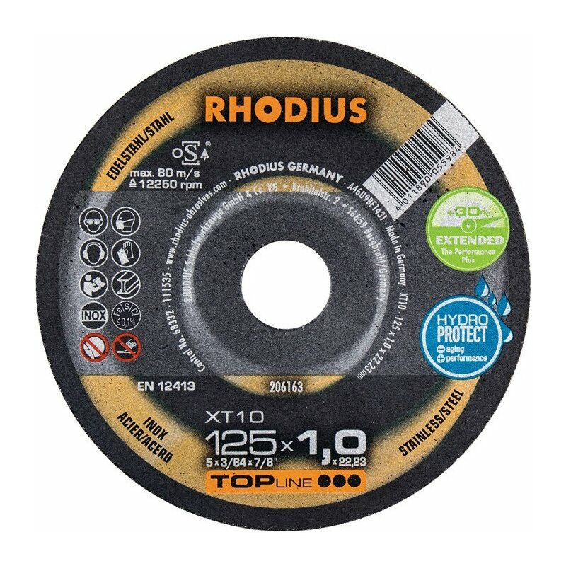 

Disco De Corte Xtk10 230 X 1,9Mm Acodado Rhodius(Por 25)
