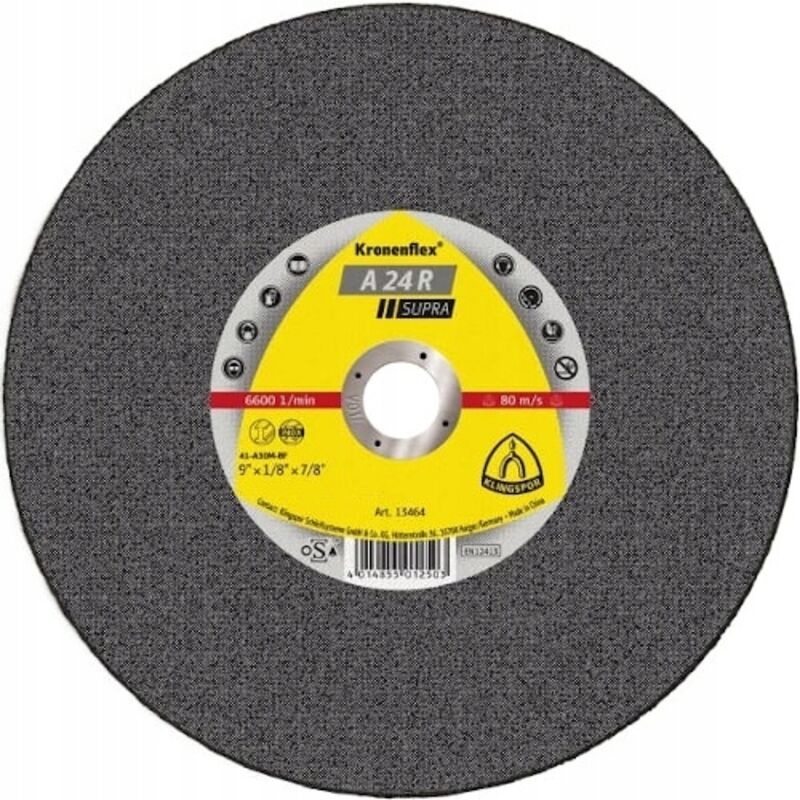 Disco de corte KLINGSPOR A24R 125x2,5 ACERO INOXIDABLE