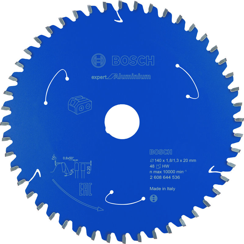 

BOSCH 2608644536 Disco de sierra circular Expert for Aluminium (batería)