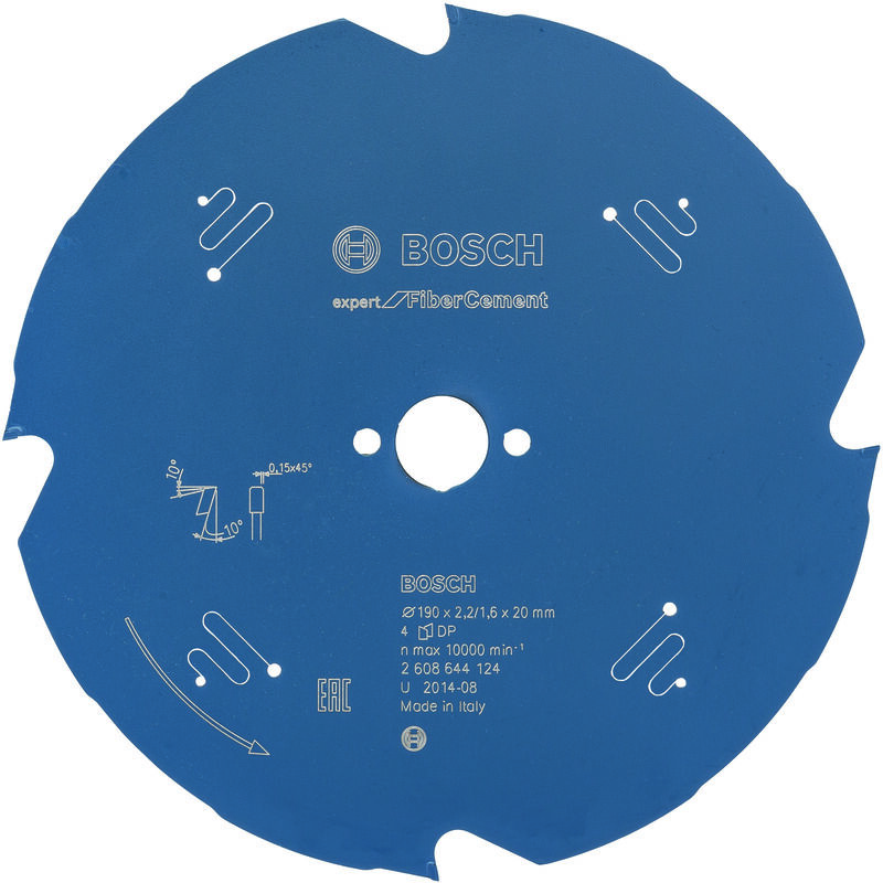 

BOSCH 2608644124 Hoja De Sierra Circular Expert FiberCement H 190x20-4