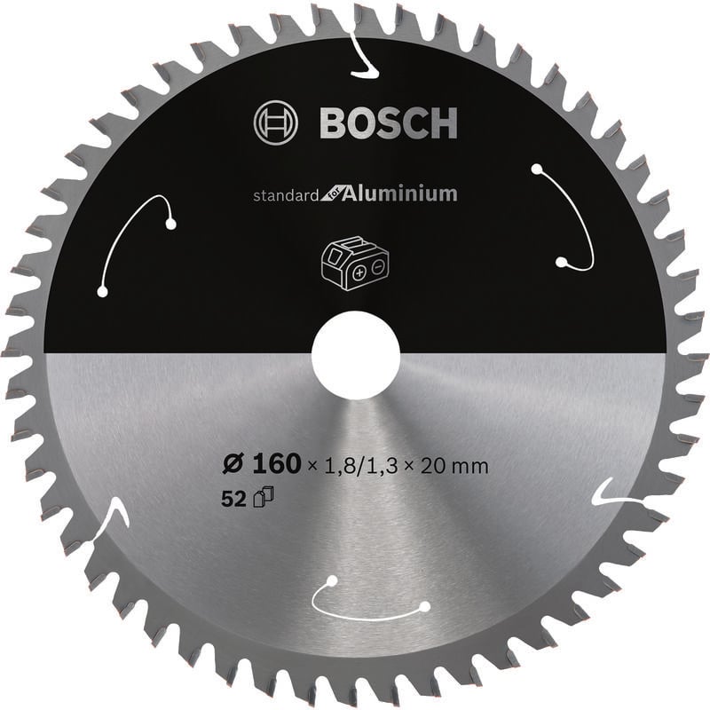 

BOSCH 2608837757 Disco de Sierra Standard Aluminium 160x20x52D:CL