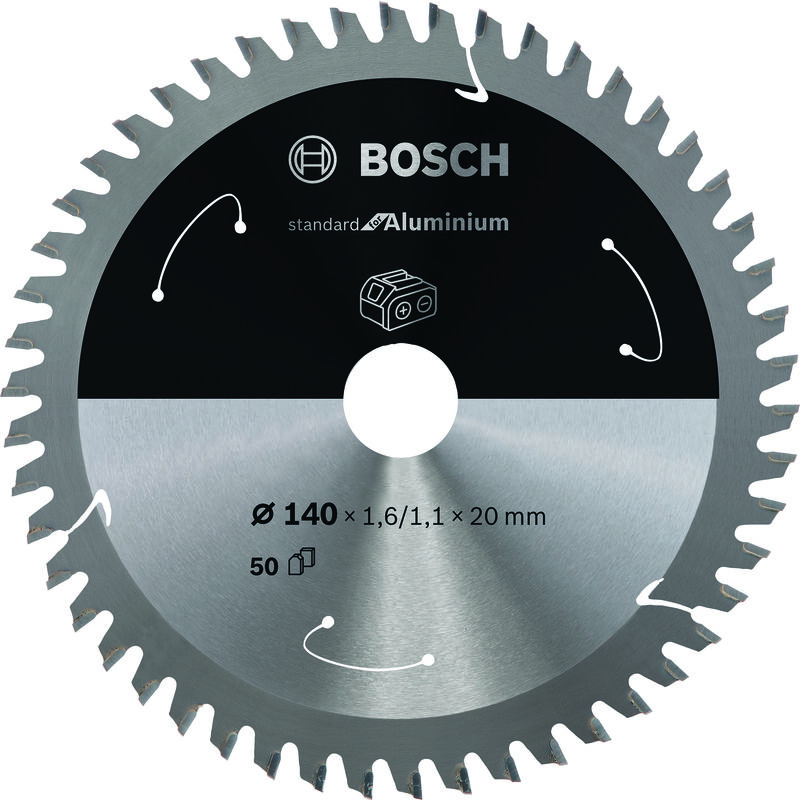 

BOSCH 2608837755 Disco de Sierra Standard Aluminium 140x20x50D:CL
