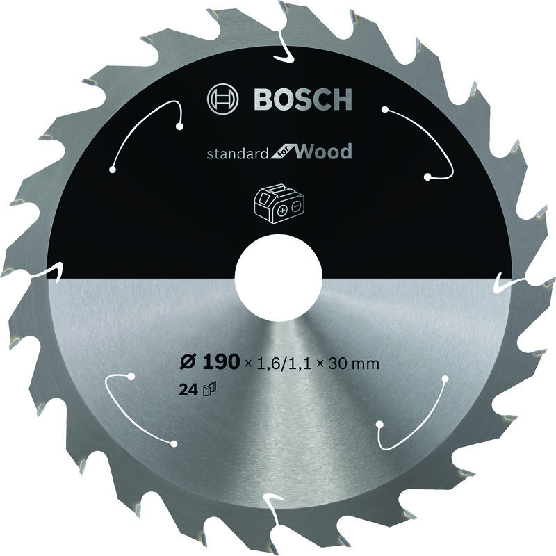 

BOSCH 2608837708 Disco de Sierra Standard Wood 190x30x24D:CL