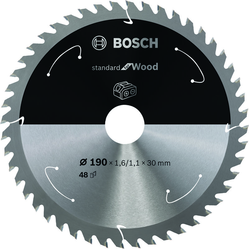 

BOSCH 2608837710 Disco de Sierra Standard Wood 190x30x48D:CL