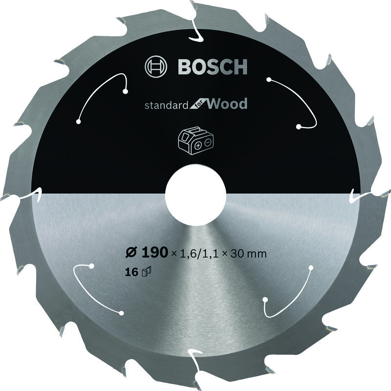 

BOSCH 2608837706 Disco de Sierra Standard Wood 190x30x16D:CL