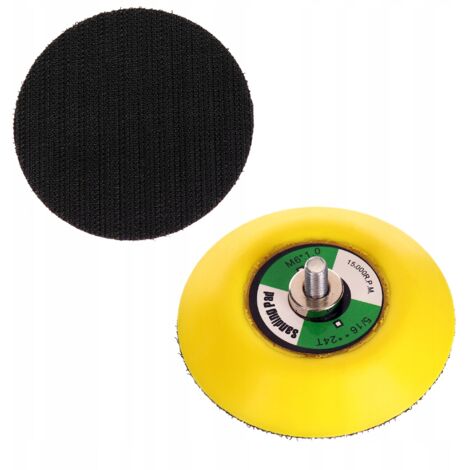 Disco de velcro de 75 mm para amoladora neumática, rosca M6