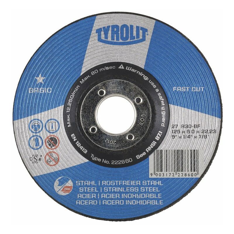 

Disco Desbaste 178X6X22,2 Basic Fast Cut