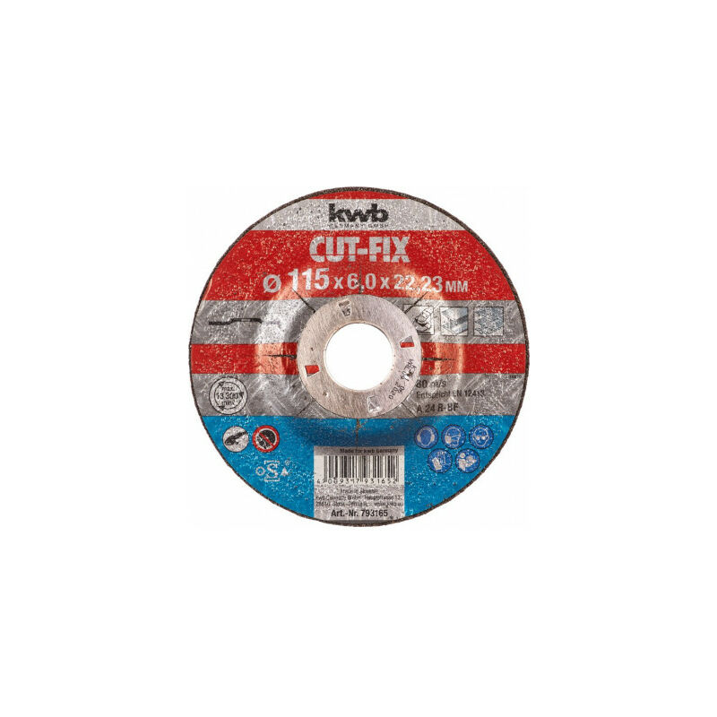 

Disco desbaste CUTFIX metal 230X6X22 mm - KWB