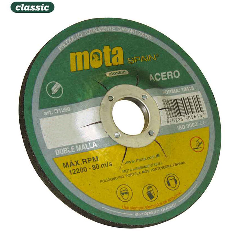 

MOTA HERRAMIENTAS Disco desbaste ox. 115x6.0x22.23mm d1160