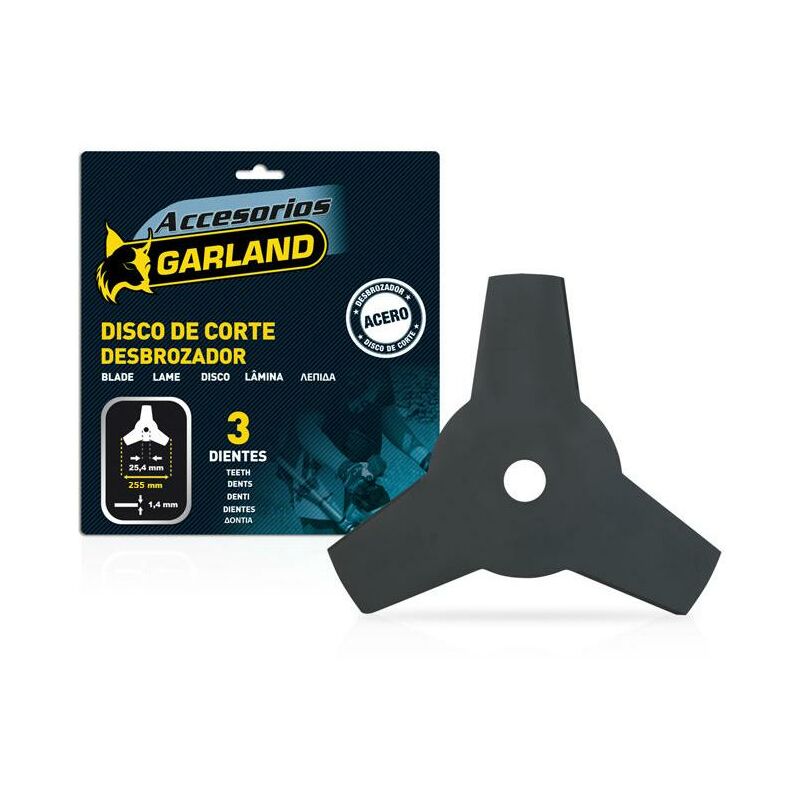

Disco Desbrozador 255 Mm 3 Dientes 7100255143 - Garland