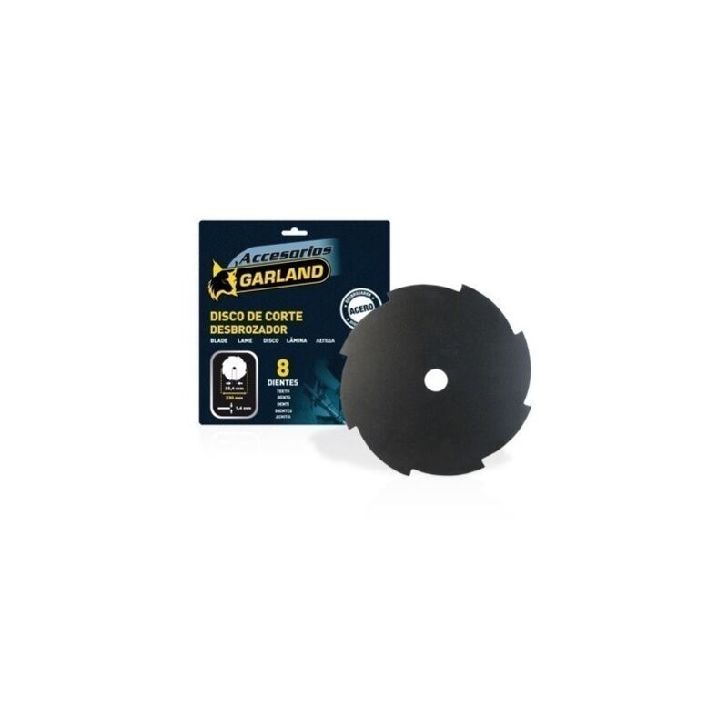 

Disco de corte de ocho dientes 230mm - Garland