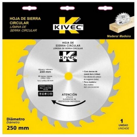 DISCO DESBROZADORA 250X20 Z20 KIVEC DB25020Z20