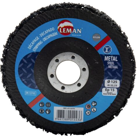 Disco di decapaggio in nylon Ø125mm Leman