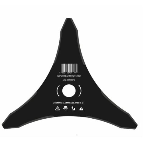 Disco di ricambio Ama per decespugliatore a 3 denti con Ø esterno di 255mm