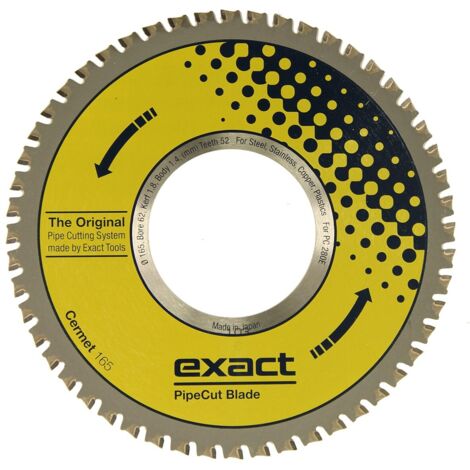 Disco di Taglio Exact PipeCut 165 x 62 mm in Cermet