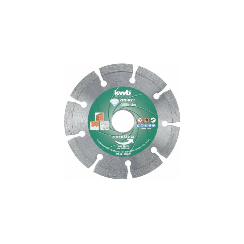 

Disco Diamant CUTFIX Green 115X22mm SB - KWB