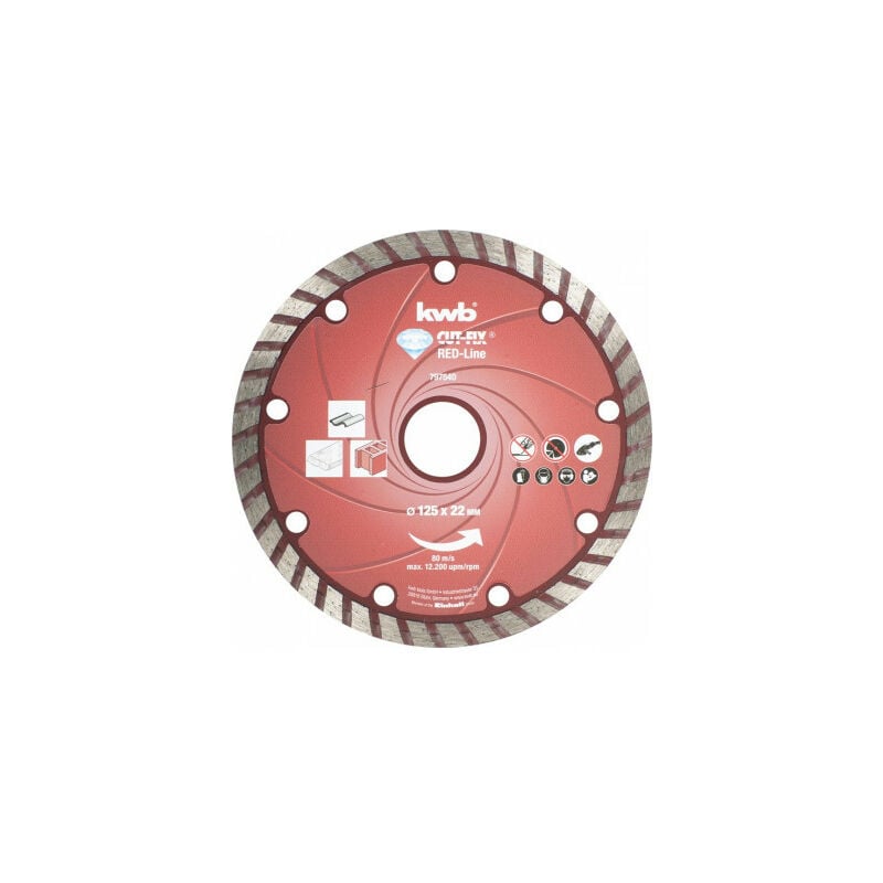 

Disco Diamant CUTFIX Red 125X22mm SB - KWB