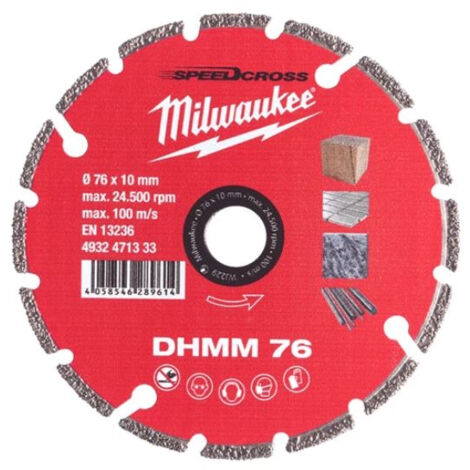 Disco diamantado multimaterial MILWAUKEE 76 mm - 4932471333