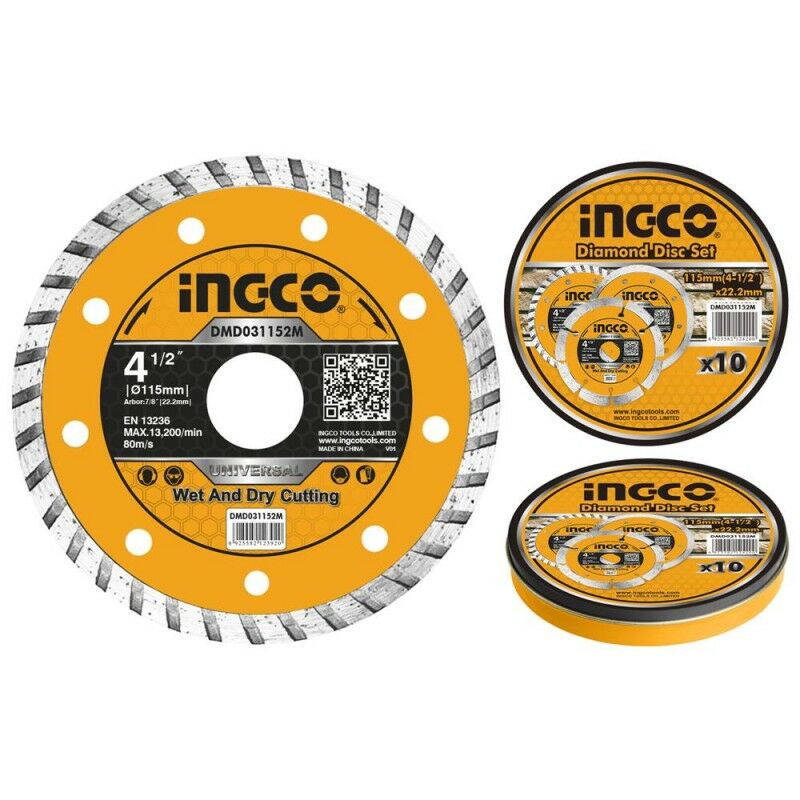 Image of Ingco - disco diamantato turbo 115mm - DMD031152M