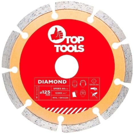 TOP TOOLS DISCO DIAMANTATO ø 115 mm - foro 22,2 mm