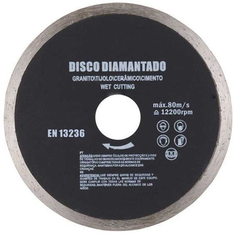Image of Disco diamantato 115 mm per tagliapiastrelle smerigliatrice flex lama piastrelle granito ceramica