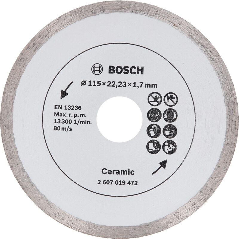 Bosch 1x Disco Diamantato Per Piastrelle per Ceramica, Piastrelle, ...
