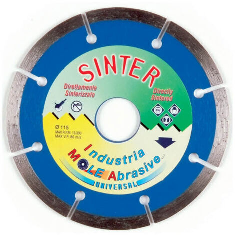 DISCO DIAMANTATO 115MM SINTER UNIVERSAL