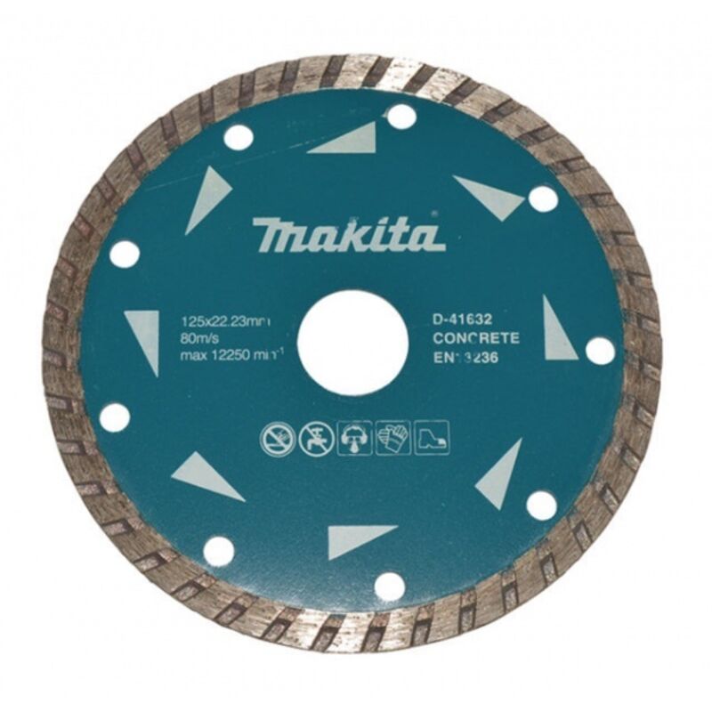 Tarcza diamentowa 125x22,23mm turbo (na sucho) beton - Makita