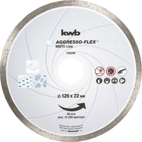 Disco diamantato 230 x 22 mm Agresso Kwb Flex  Bordo chiuso
