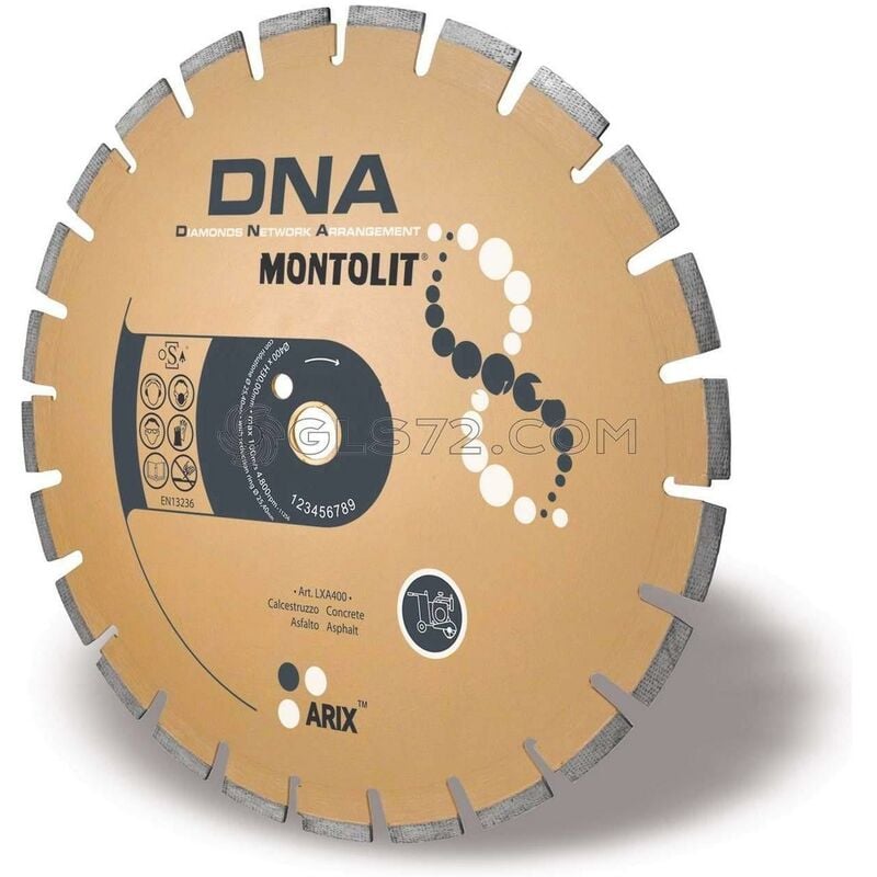 Montolit - disco diamantato 450 mm dna LXA450 per