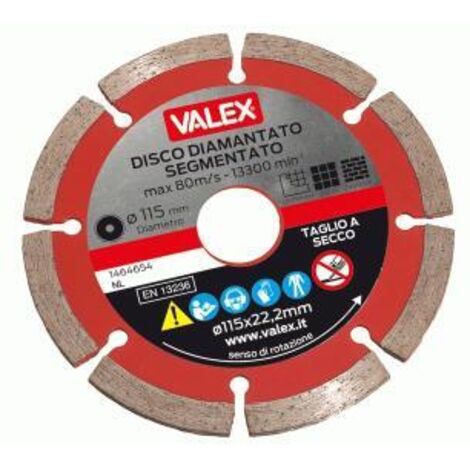 Disco diamantato a corona segmentata per smerigliatrice angolare da 115mm