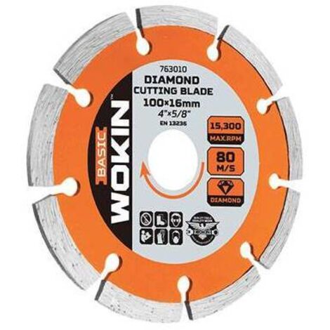 Disco Diamantato A Settore 7631 Wokin Mm 115X22,2 H.Mm 1,8 763111 - Cf. 5 Pz