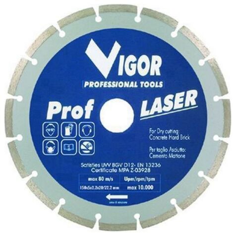 Disco Diamantato A Settore Prof-Las Dia.Mm.150