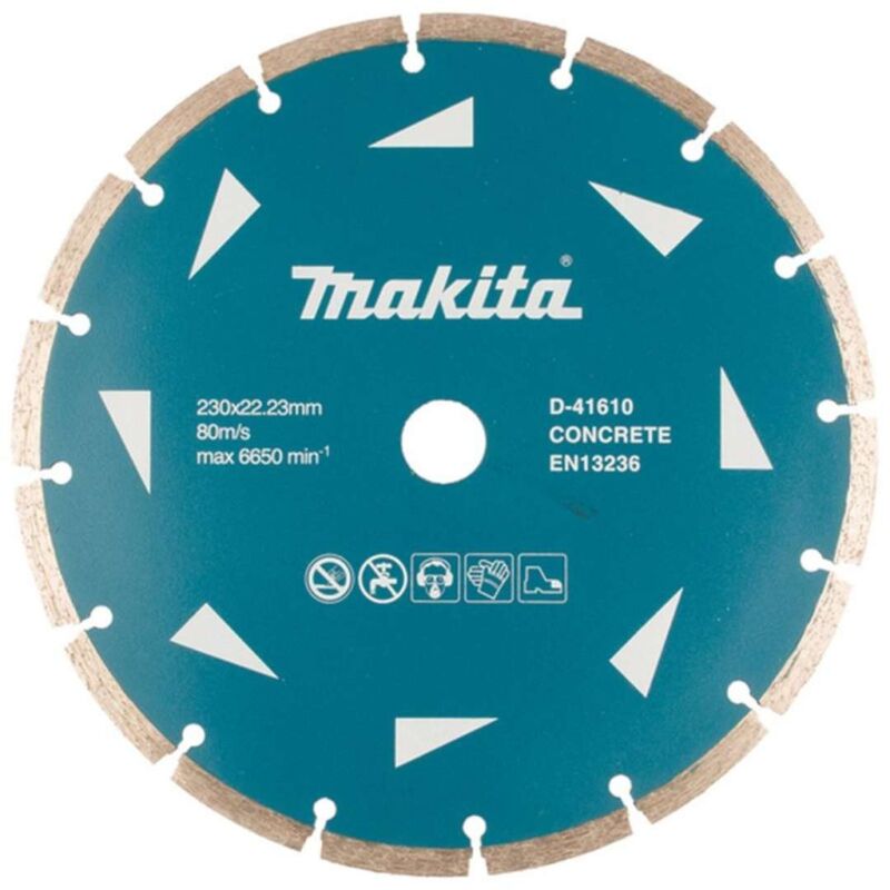 Makita - Accessori - Disco da taglio diamantato per calcestruzzo 230x22,2 mm D-41610