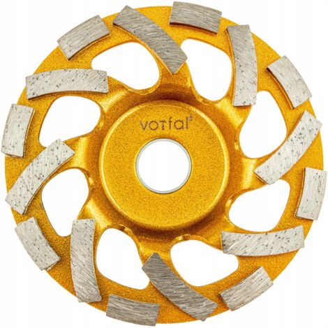 disco diamantato a tazza segmentato per la levigatura del cemento 125mm