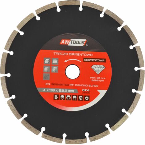 DISCO DIAMANTATO AWTOOLS 300x25,4-22,2 SEGMENTATO