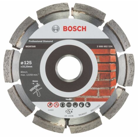 Disco diamantato Bosch PRO Mortar, 125 x 22,23 mm