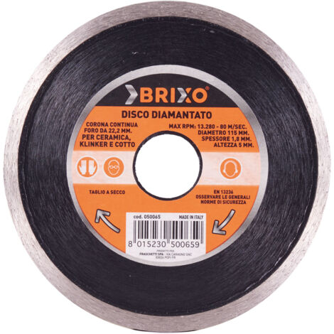DISCO DIAMANTATO BRIXO CERAMICA D.115