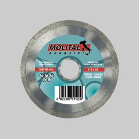 Disco diamantato 'ceramica' molital ø 115 mm MOLITAL