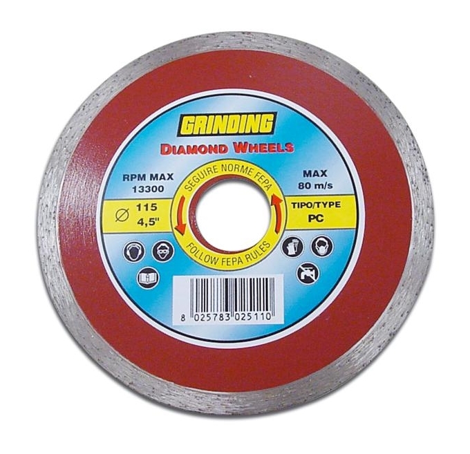 Image of Disco Diamantato Corona Continua Pc 115 mm Grinding per Ceramica e Marmo