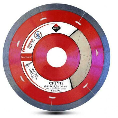 Disco diamantato CPJ Ø115mm SuperPro R32932 RUBI