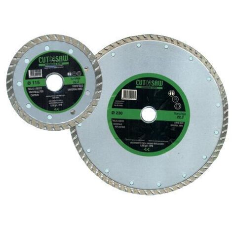 Disco diamantato Cut-Saw Ø115 mm – Corona continua – Taglio universale senza flangia