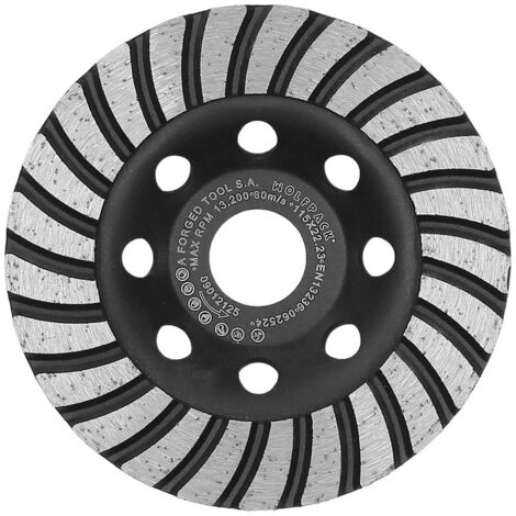 Disco diamantato da 115 mm per la rettifica segmentata turbo